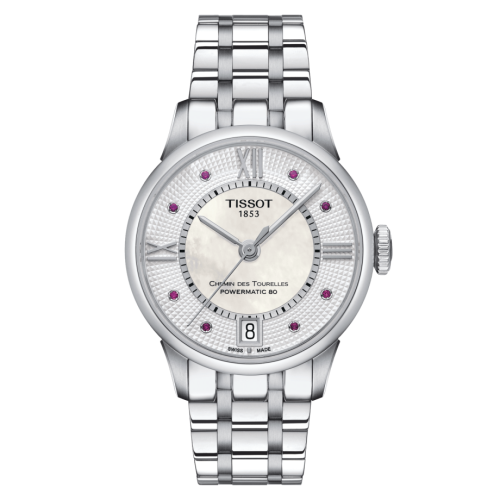 Tissot Chemin Des Tourelles Powermatic 80 32 Stainless Steel / MOP / Bracelet